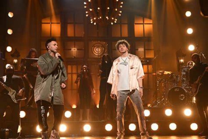 Adam Levine Pops Up On ‘SNL’ For Surprise Performance Of ‘Same Guy’ With Jack Harlow