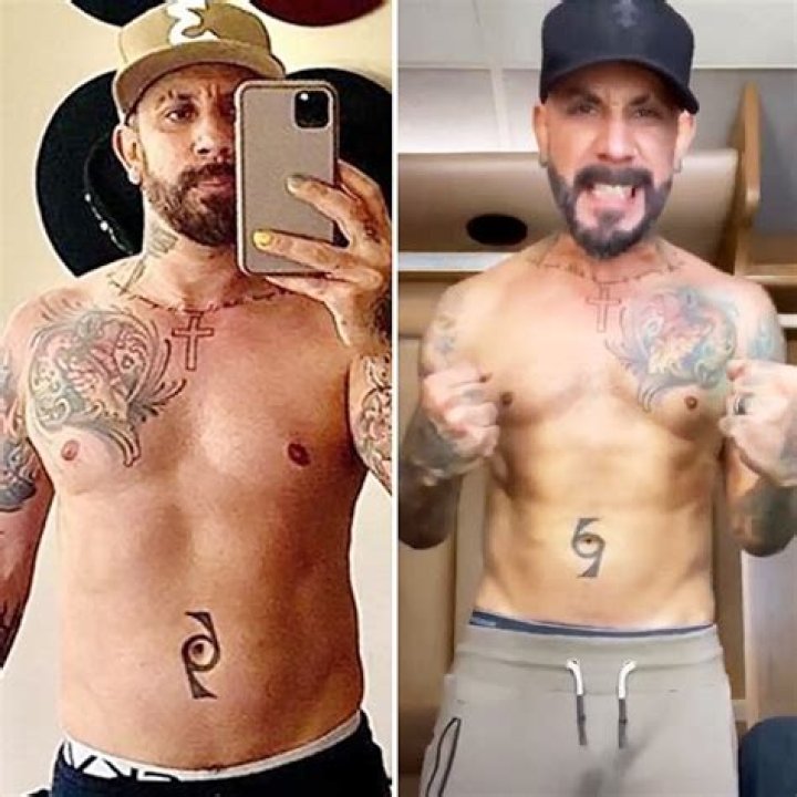 AJ McLean Reveals Ripped Gym Selfie After Shedding ‘Dad Bod’: Before & After Photos