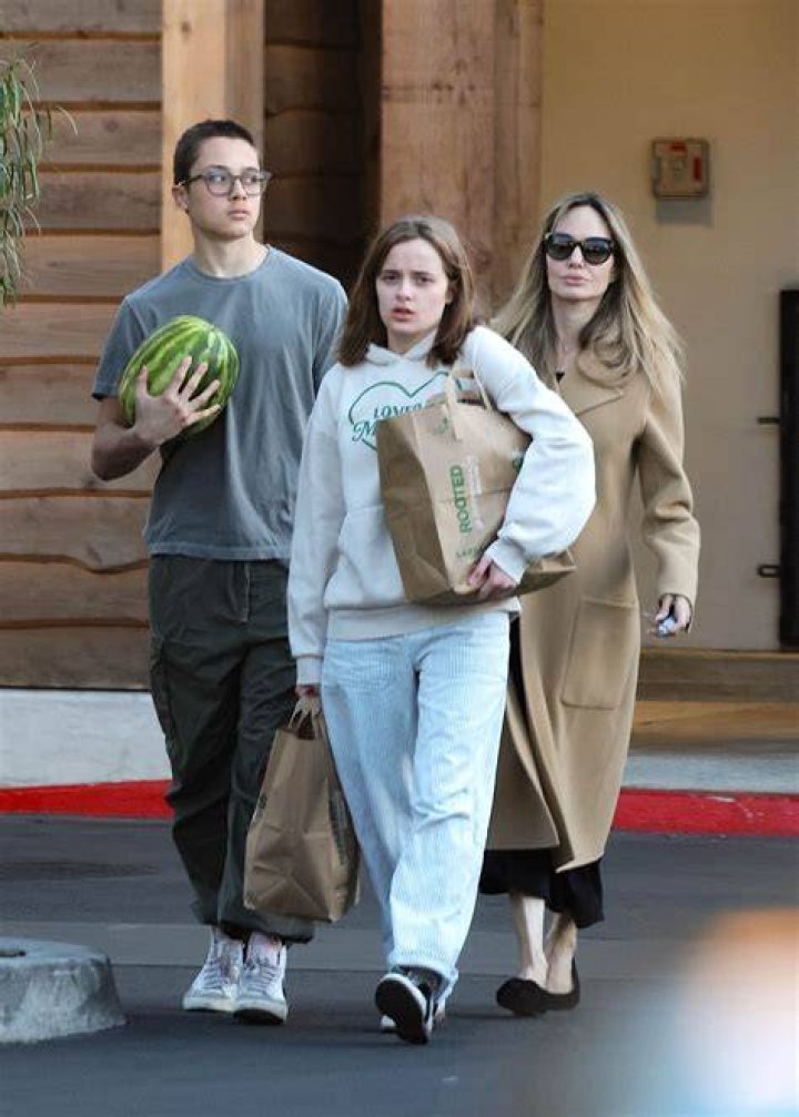Angelina Jolie’s Son Knox, 14, Is Just As Tall As Her On Grocery Store Run: Photo