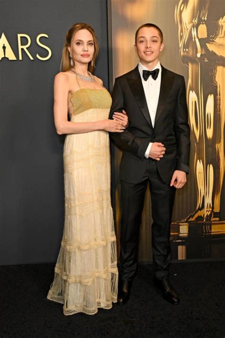 Angelina Jolie & Son Knox, 12, Match In Black During Shopping Date In LA — See Pics