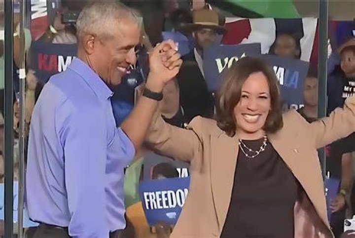 Barack Obama & VP Kamala Harris Fist-Bumping Is The Must-See Pic From Inauguration