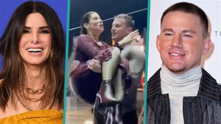 Channing Tatum Jumps Into Pool With Sandra Bullock In His Arms As They Wrap On New Movie — Watch