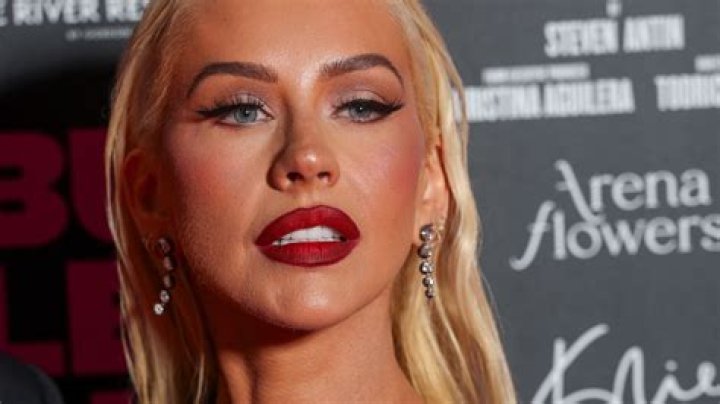Christina Aguilera Looks Like Kim Kardashian’s Twin In Sleek Bodysuit & Leather Pants — See Pics