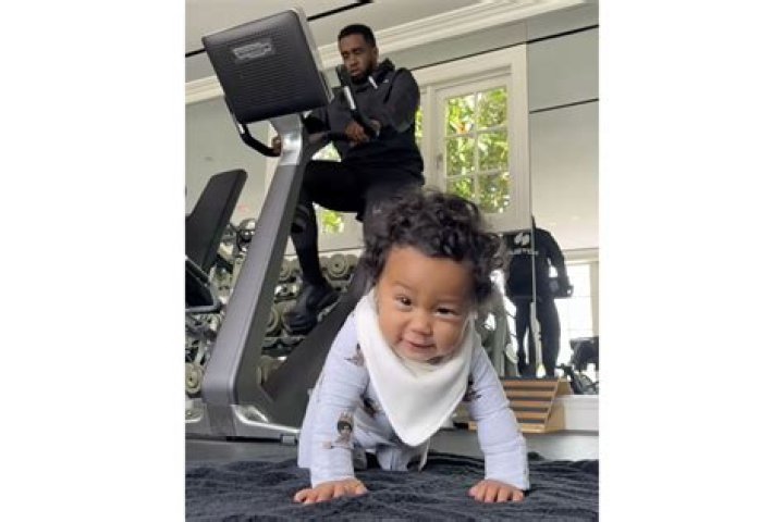 Diddy Works Out With Baby Love, 6 Months, In Cute New Video