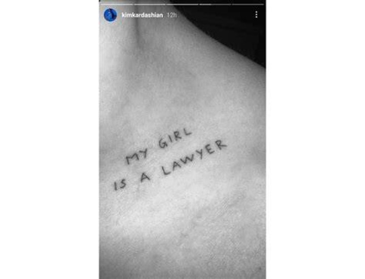 Kim Kardashian Shares 1st Look At Pete Davidson’s ‘My Girl Is A Lawyer’ Tattoo: Photo