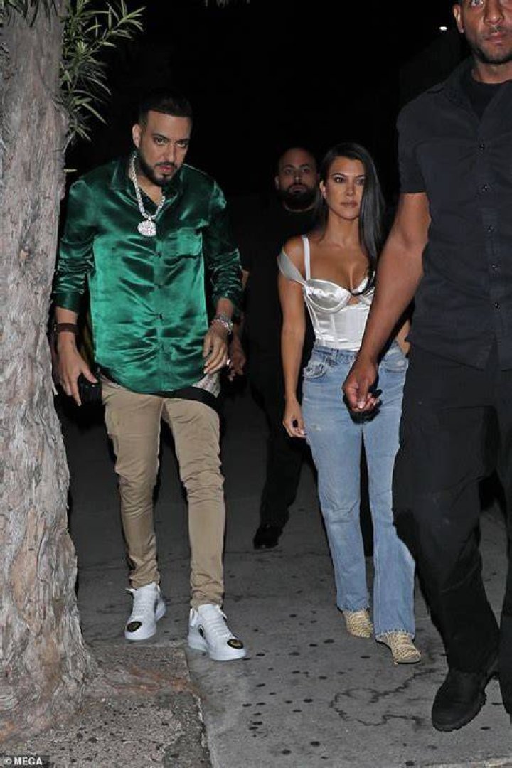 Kourtney Kardashian Hangs With Khloe’s Ex French Montana – Pics