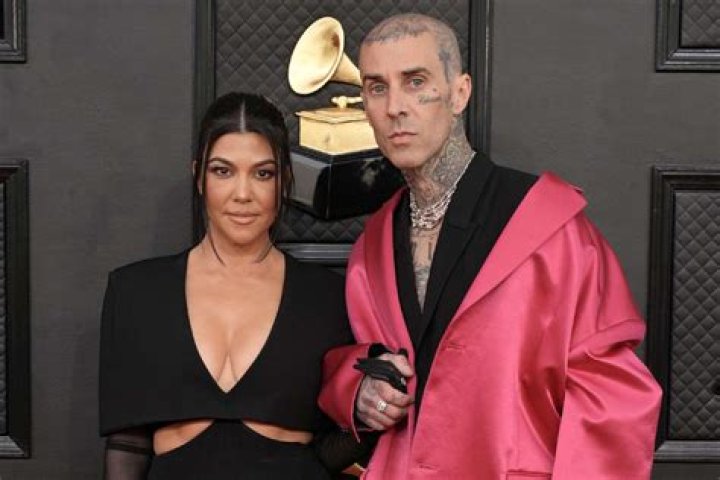 Kourtney Kardashian & Travis Barker Attend Christmas Eve Party 2022 – Hollywood Life
