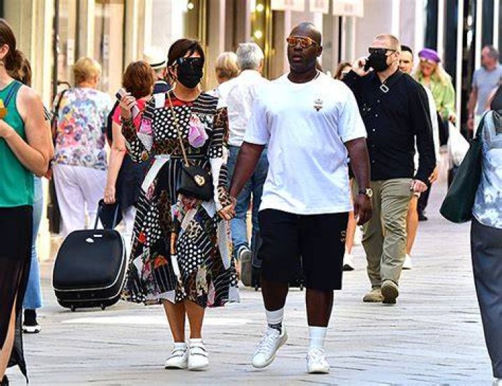 Kris Jenner Wears Velcro Sneakers With $4,000 Dress To Venice Fashion Show — Photos