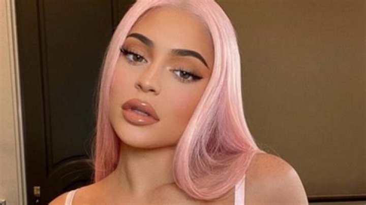 Kylie Jenner Shows Off Her Morning Bedhead & White Lingerie After Debuting Pink Hair Makeover: Photo