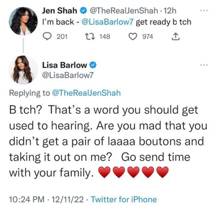 Lisa Barlow Shades Jen Shah During Phone Call – Hollywood Life