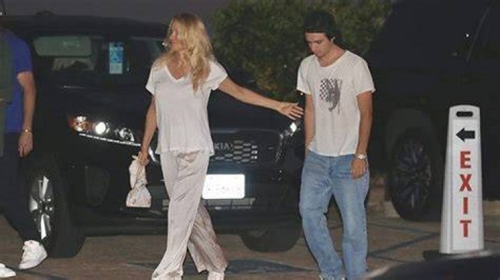 Pamela Anderson Kisses Son Dylan, 24, On The Cheek As They Leave Dinner Together: Photo