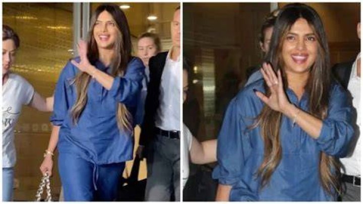 Priyanka Chopra, 37, Rocks Minimal Makeup & Shows Off Her Natural Beauty In Mumbai 