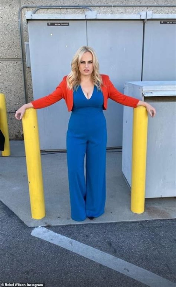 Rebel Wilson Looks Incredible In Plunging Blue Dress After Weight Loss — Gorgeous Pic