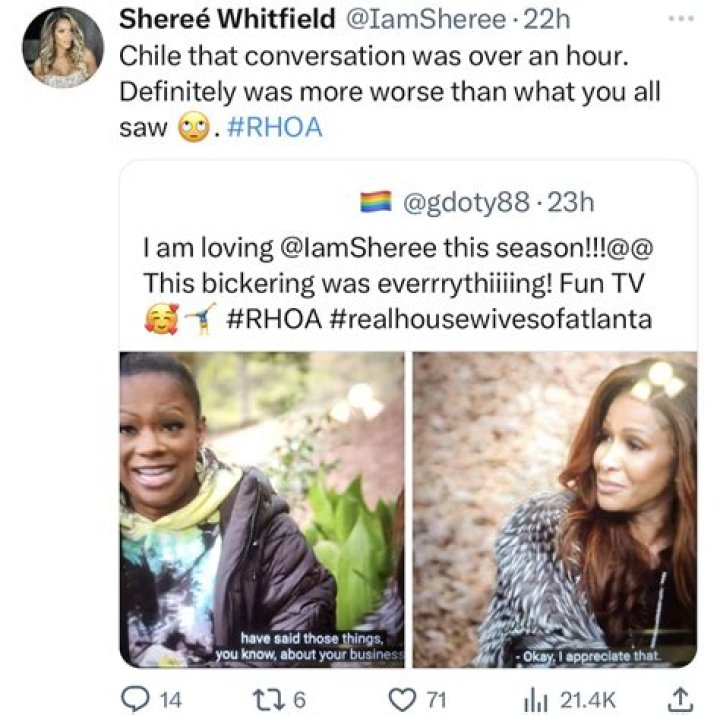 RHOA’s Sheree Whitfield Reveals She Asked Kandi Burruss To ‘Forgive’ Phaedra Parks