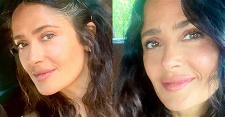 Salma Hayek Covers Grey Roots & Shows Off Hair Makeover — Pics – Hollywood Life