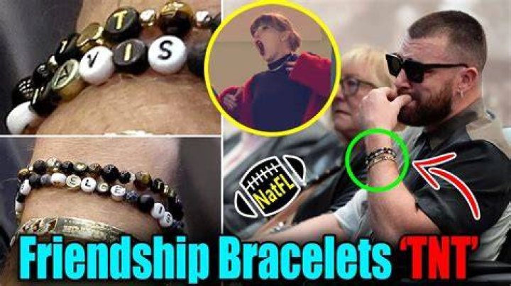 Travis Kelce Gets a Friendship Bracelet from Taylor Swift Fan in Cute Video: Watch