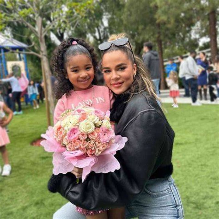 True Thompson, 3, Is Adorable In Pink Sequin Skirt With Mom Khloe Kardashian’s $4K Donut Purse